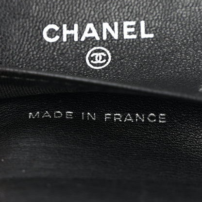 Chanel Lambskin Quilted Double Sided Wallet Black 8 of 16