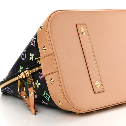 Louis Vuitton Monogram Multicolor Alma GM Black 7 of 11
