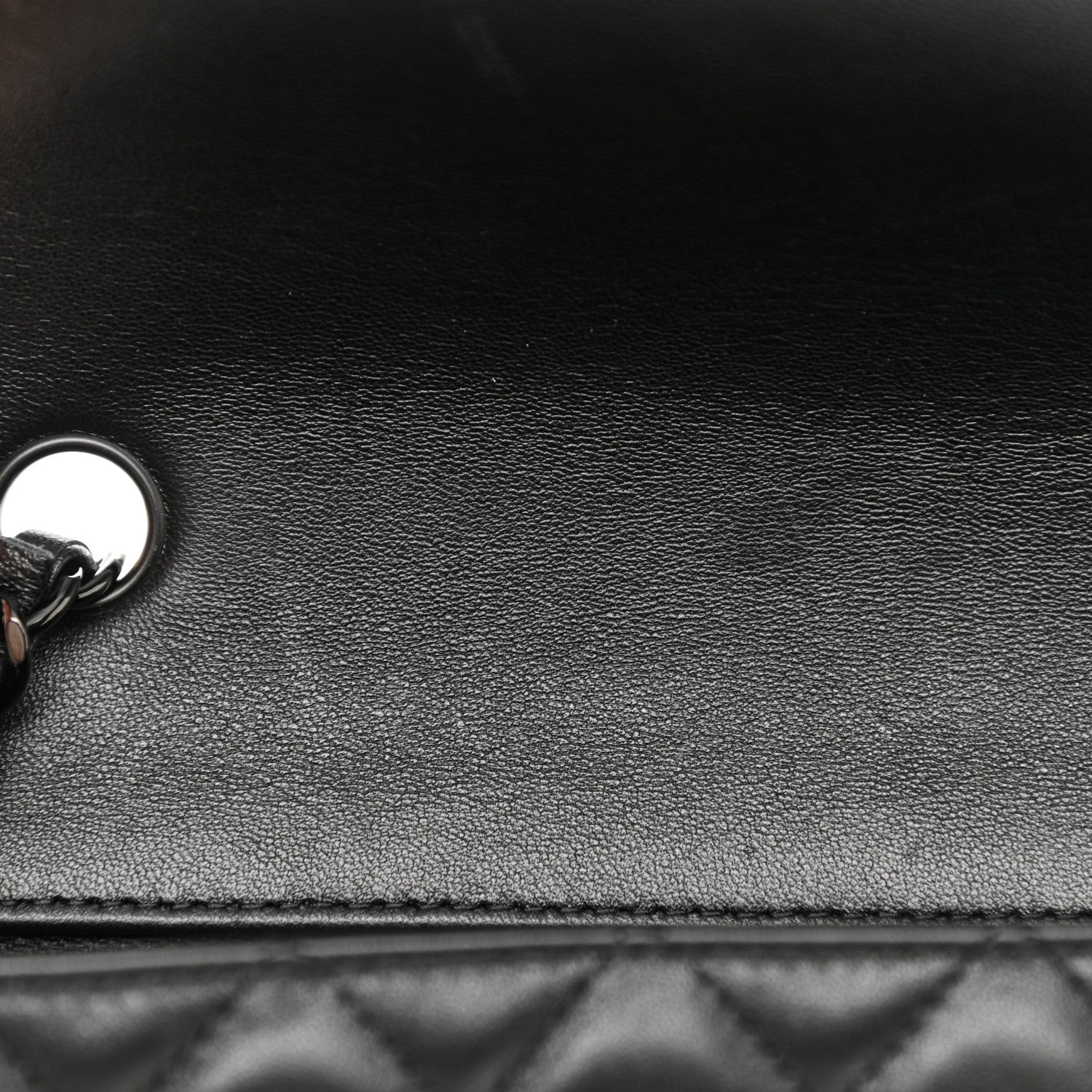 Chanel Lambskin Quilted Mini Rectangular Flap So Black 10 of 11