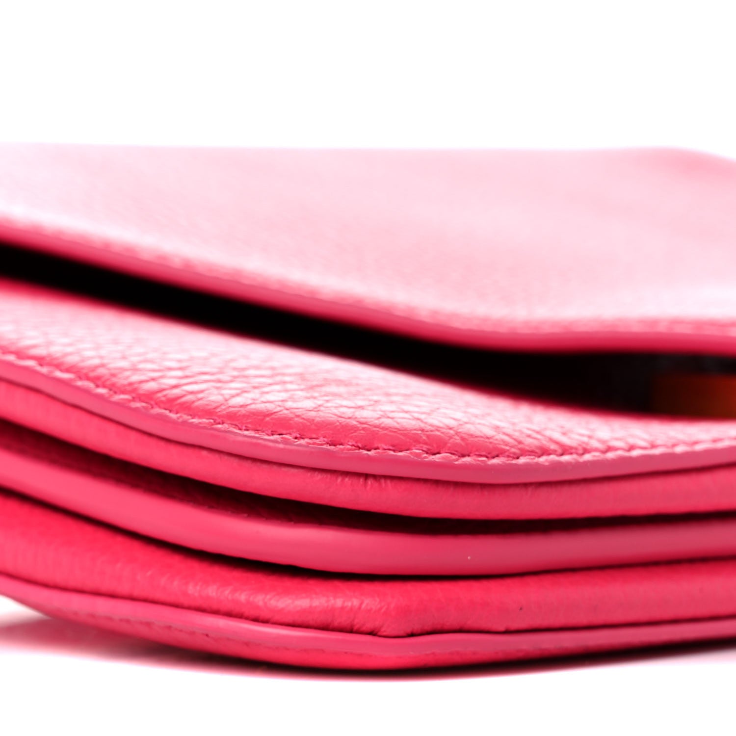 Bottega Veneta Calfskin Mount Envelope Bag Pink 7 of 10
