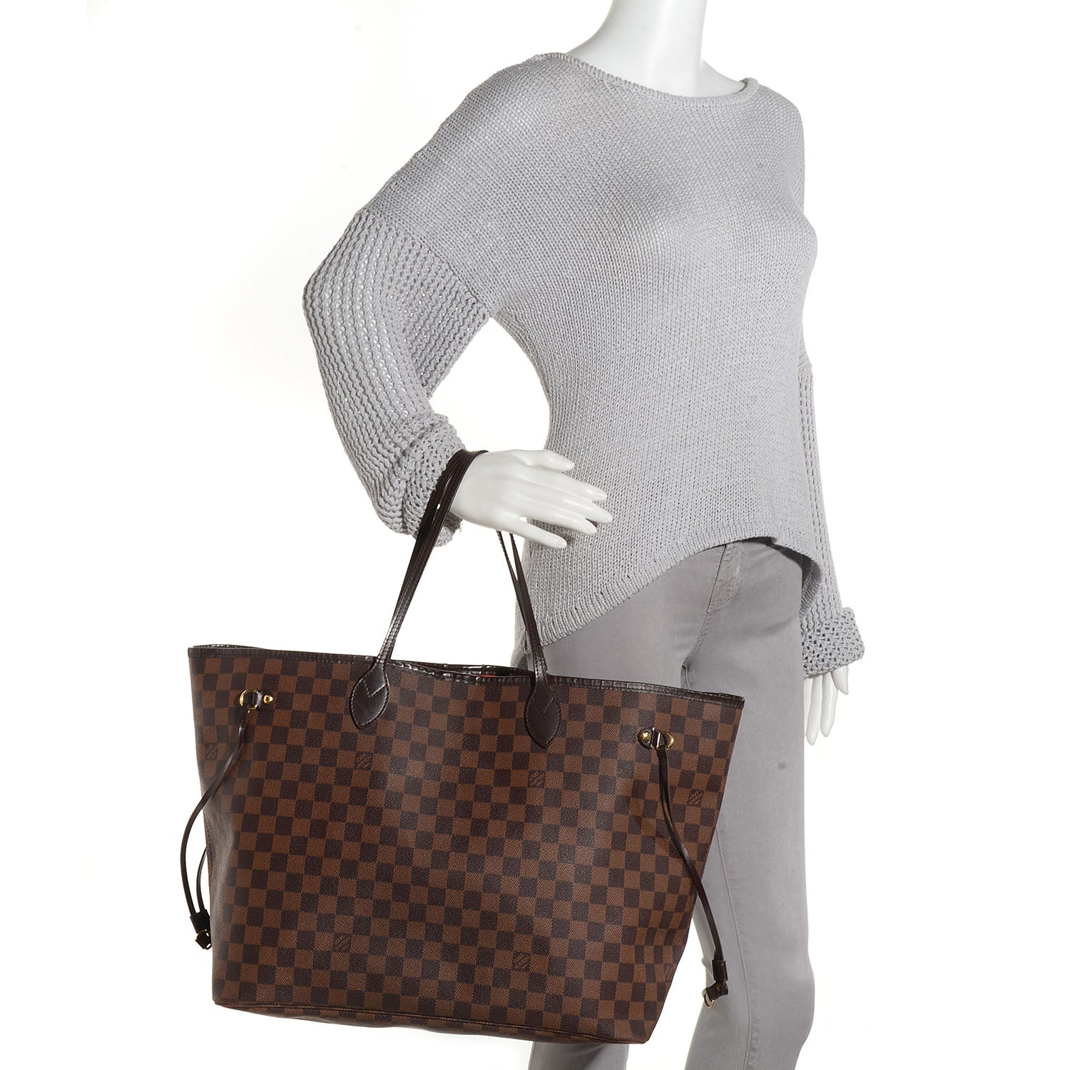 Louis Vuitton Damier Ebene Neverfull GM 2 of 7