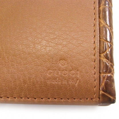 Gucci Alligator Trim Mens Leather Prince Wallet 7 of 8