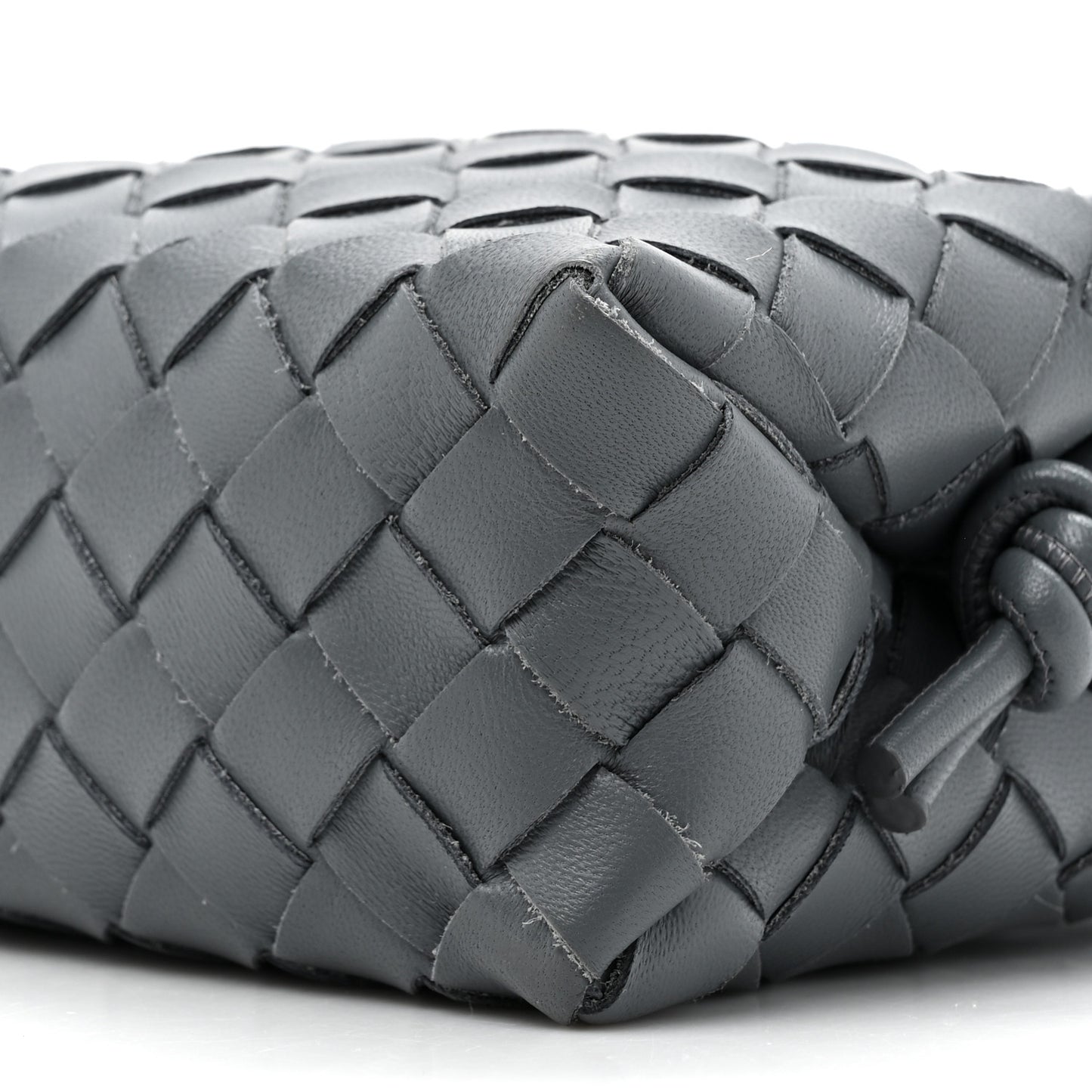 Nappa Intrecciato Mini Loop Camera Bag Thunder