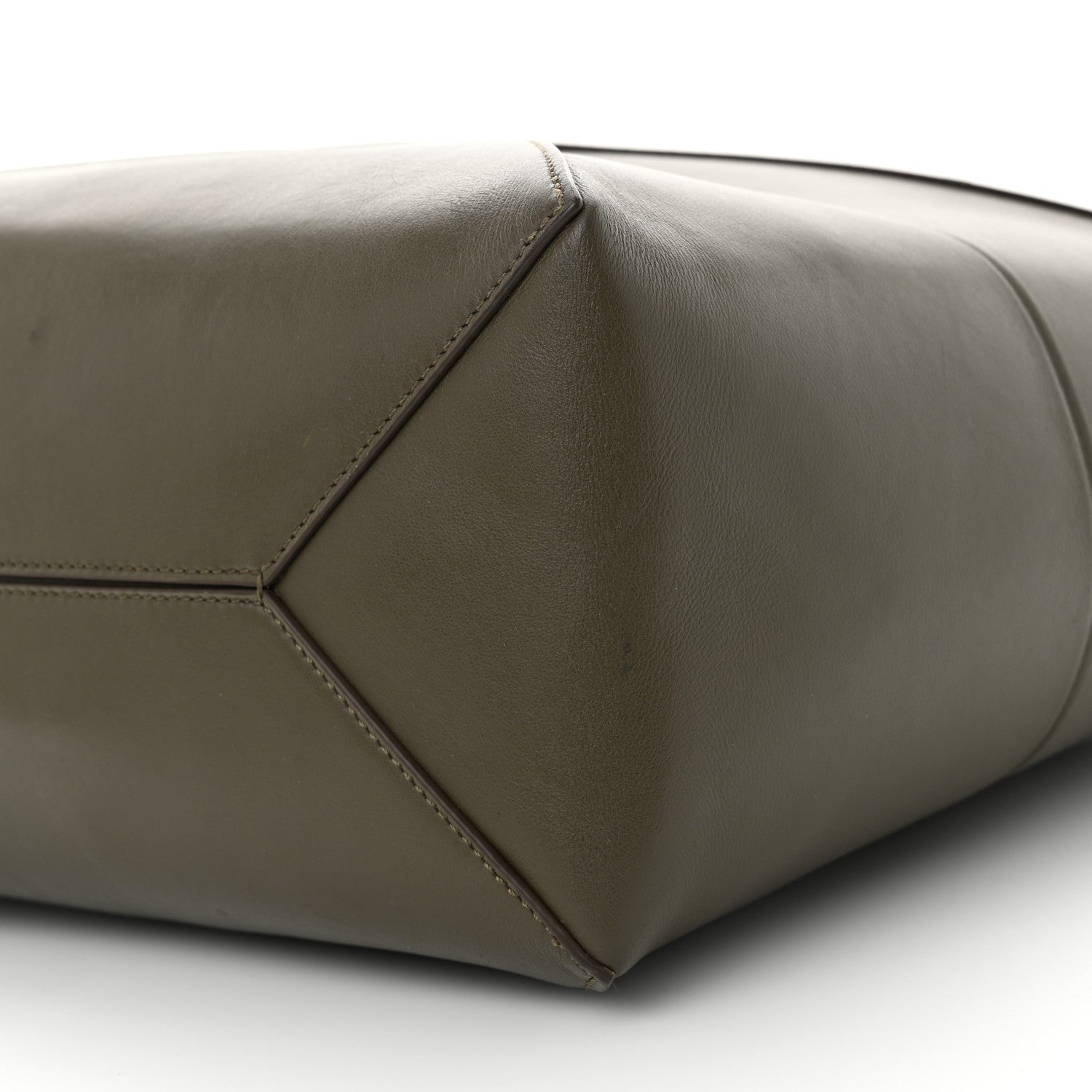 Loewe Shiny Calfskin Medium Puzzle Fold Tote Umber 9 of 10