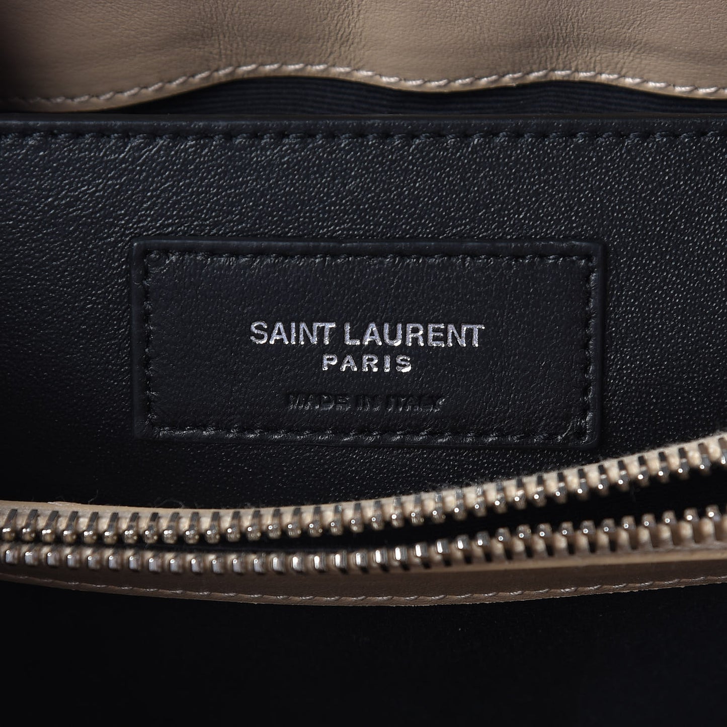 Calfskin Y Quilted Monogram Small Loulou Chain Satchel Dark Beige