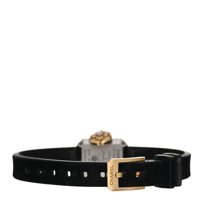 Chanel 18K Yellow Gold Rubber Diamond 15mm Premiere Camelia Quartz Watch 3 of 4