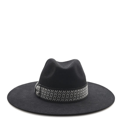 Hermes Rabbit Felt Faubourg Hat 59 Black 3 of 9