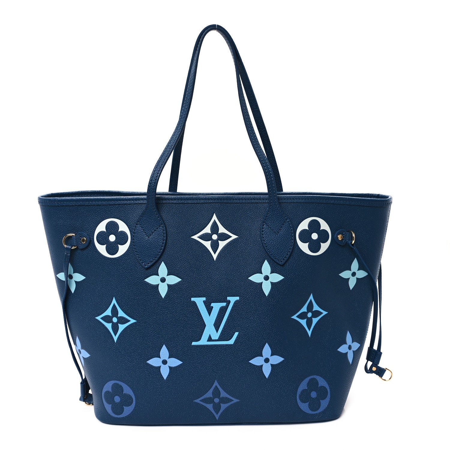 Louis Vuitton Empreinte Monogram Giant Neverfull MM Degrade Bleu 1 of 9