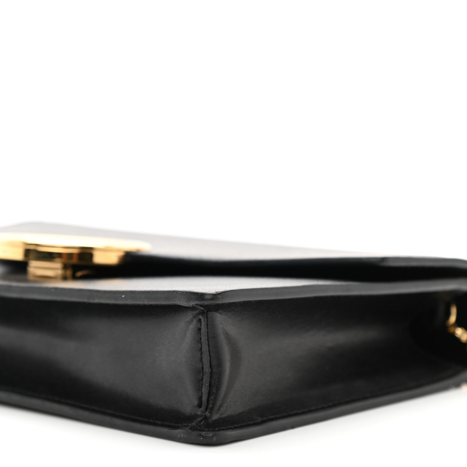 Fendi Vitello Liberty Lucido F is Fendi Medium Envelope Wallet on Chain Black 10 of 10
