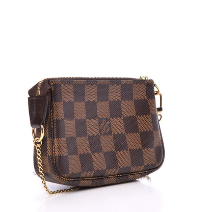 Louis Vuitton Damier Ebene Mini Pochette Accessories 3 of 8