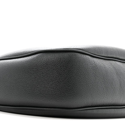 Celine Supple Calfskin Medium Triomphe Heloise Shoulder Bag Black 8 of 11