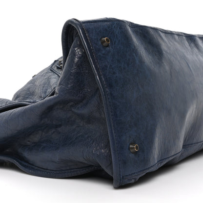Balenciaga Agneau Classic Hardware Work Bleu Obscur 10 of 11