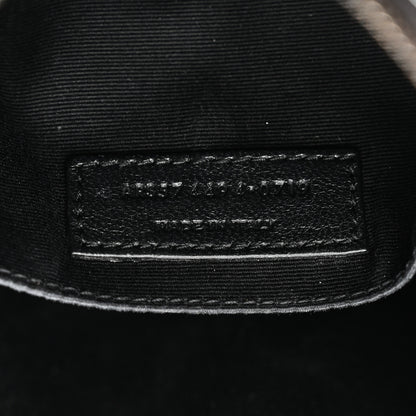 Saint Laurent Calfskin Matelasse Monogram Monochrome Lou Camera Bag Black 7 of 10