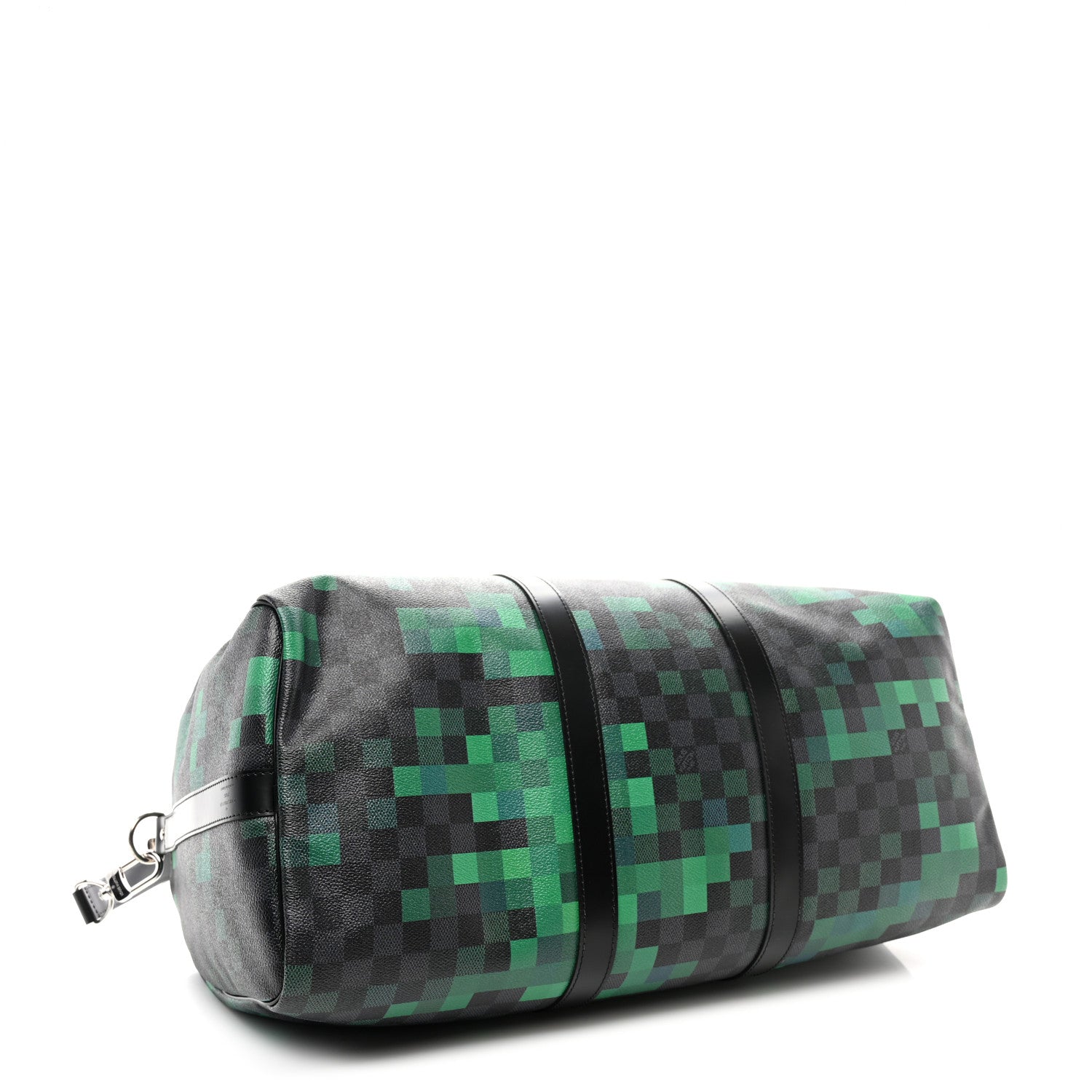 Louis Vuitton Damier Graphite Pixel Keepall Bandouliere 50 Vert 3 of 9
