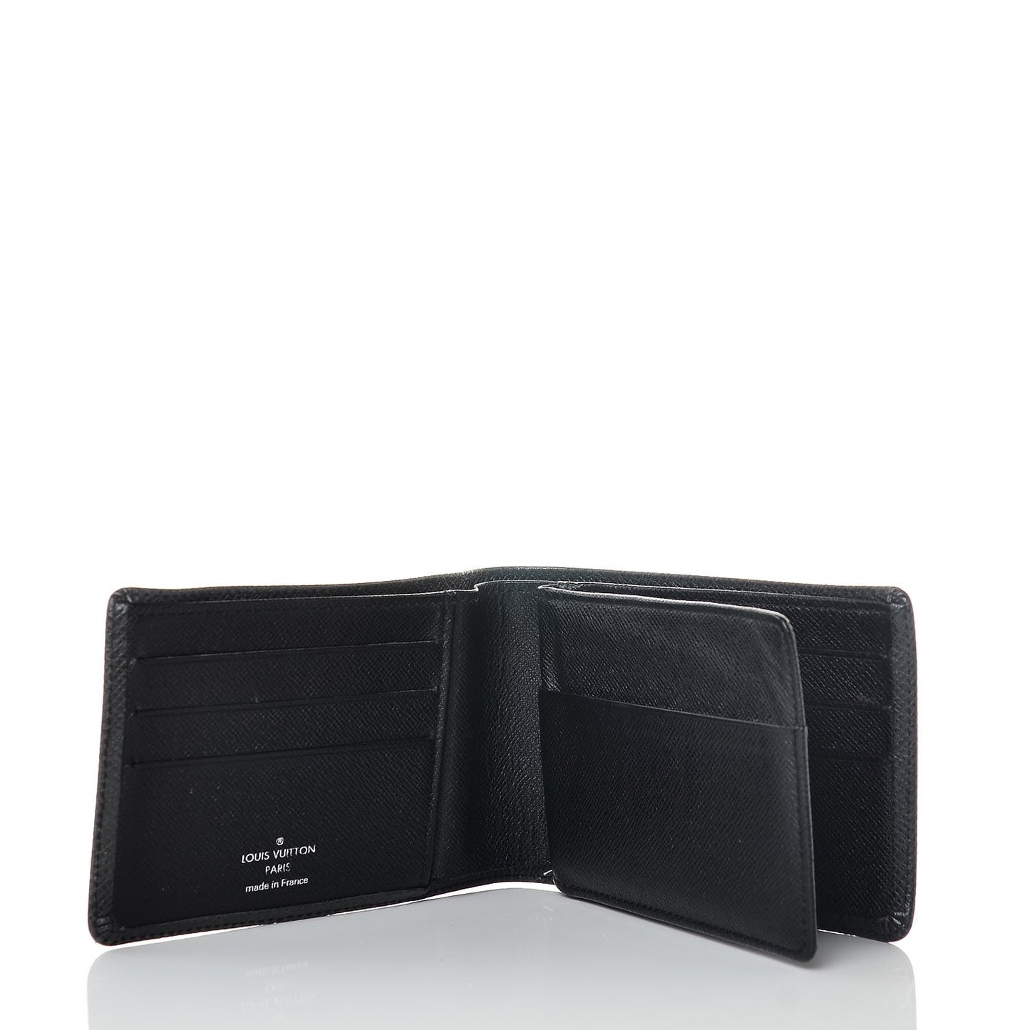 Taiga Mens Billfold Wallet 3 Flaps Ardoise