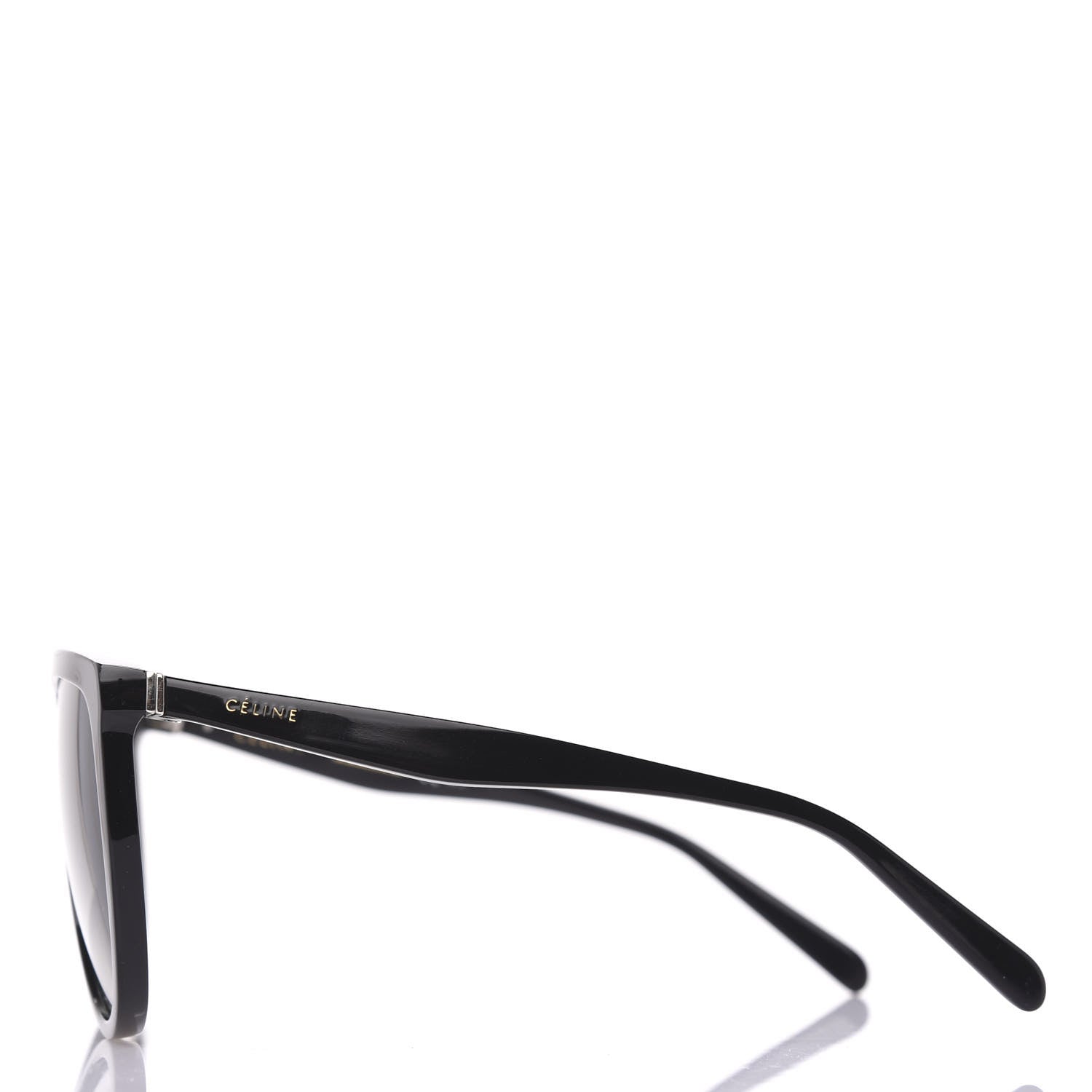 Celine Acetate Thin Shadow Sunglasses CL41435/S Black 2 of 6
