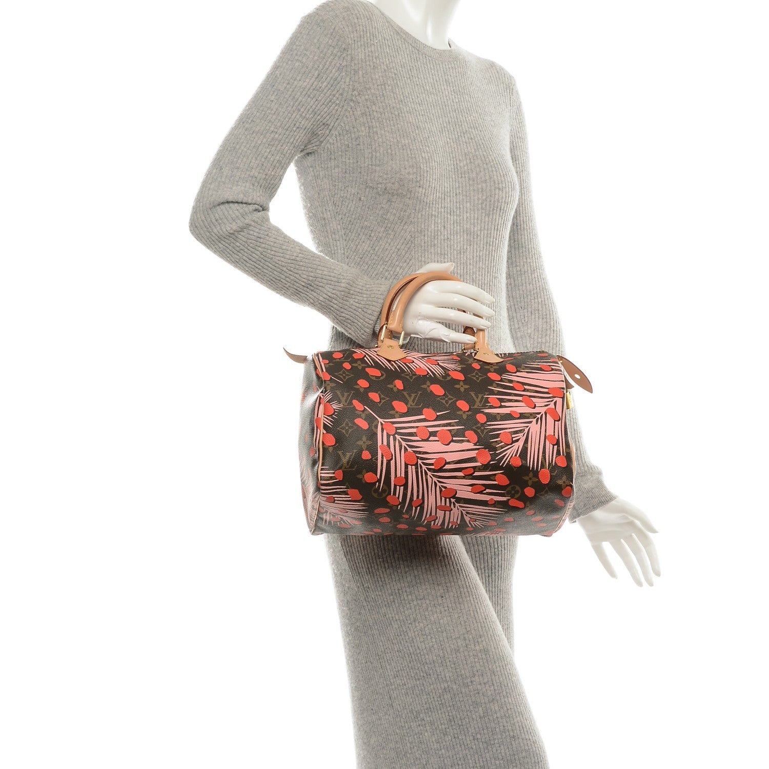 Louis Vuitton Monogram Jungle Dots Speedy 30 Sugar Pink Poppy 2 of 6