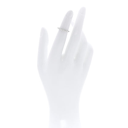 Tiffany Platinum Diamond 2.2mm Half Circle Forever Band Ring 44 3 2 of 4