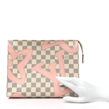Louis Vuitton Damier Azur Tahitienne Toiletry Pouch 26 2 of 9
