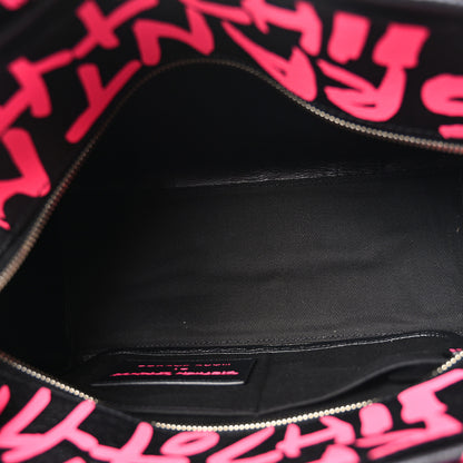 Marc Jacobs X STEPHEN SPROUSE Grained Calfskin Medium The Tote Bag Pink 5 of 9