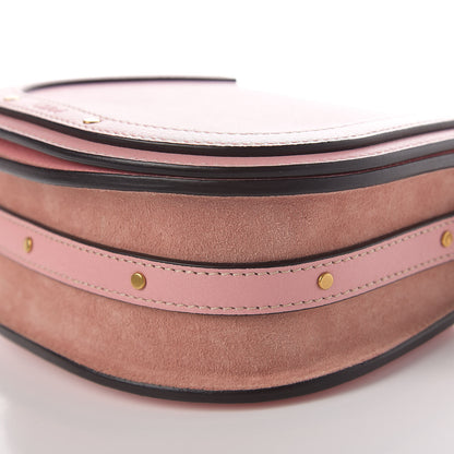 Chloe Calfskin Suede Small Nile Bracelet Bag Washed Pink 8 of 12
