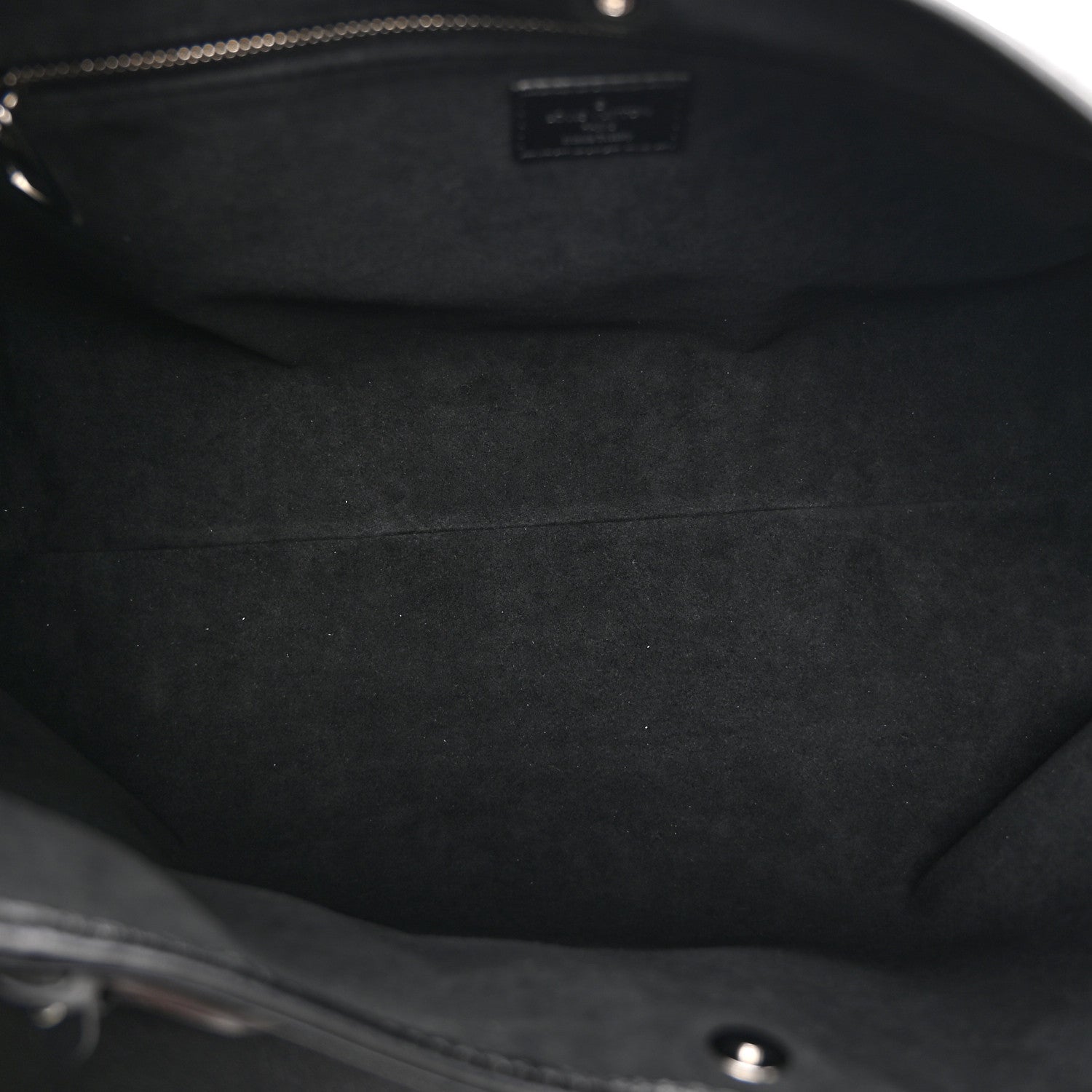 Louis Vuitton Lambskin CarryAll Vibe MM Black 6 of 10