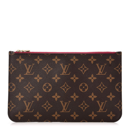 Louis Vuitton Monogram Neverfull MM GM Pochette Pivoine 1 of 8