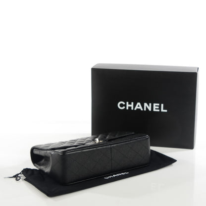 Chanel Caviar Quilted Jumbo Single Flap Black 4 of 8