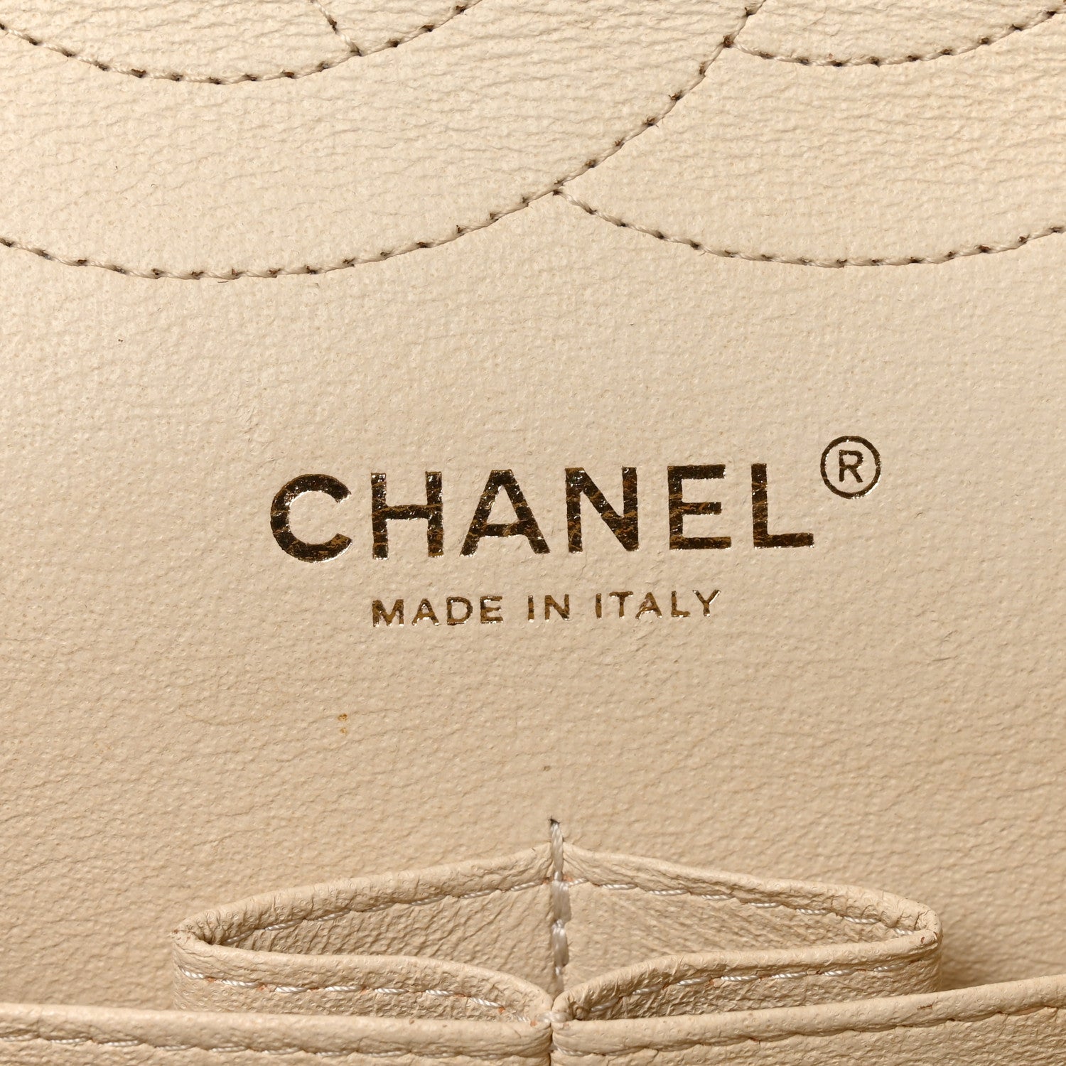 Chanel Caviar Quilted Jumbo Double Flap Beige Clair 6 of 10