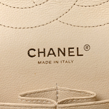 Chanel Caviar Quilted Jumbo Double Flap Beige Clair 6 of 10