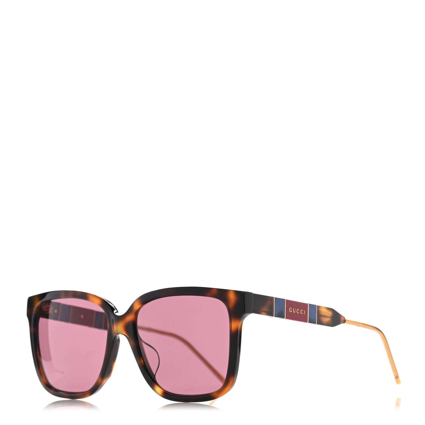 Acetate Square Sunglasses GG0599SA Tortoise