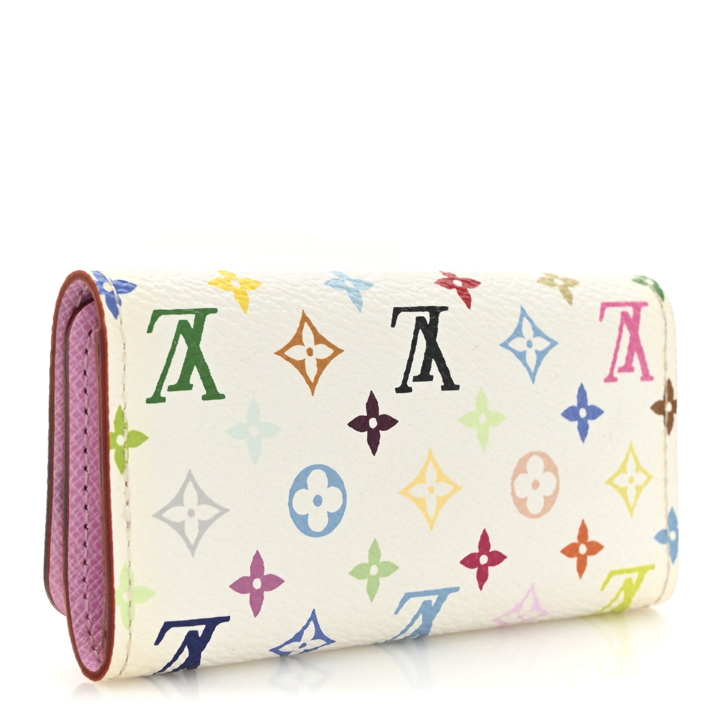 Monogram Multicolor Multicles 4 Key Holder White Litchi