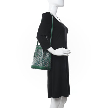 Goyard Goyardine Petit Flot Bucket Bag PM Green 2 of 9
