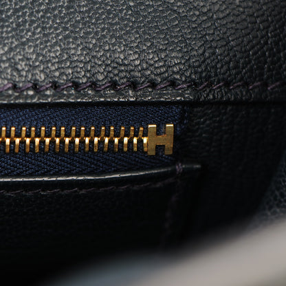 Hermes Togo Birkin 35 Bleu Ocean 15 of 25