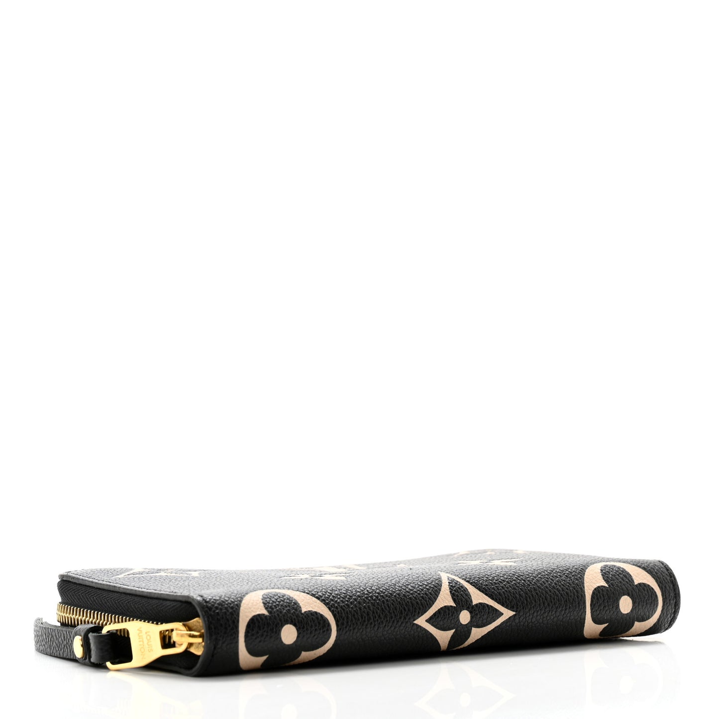 Empreinte Monogram Giant Zippy Wallet Black Beige