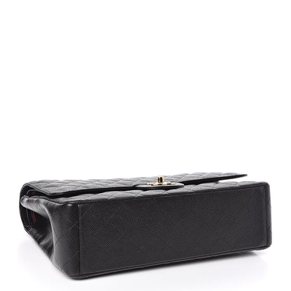 Chanel Caviar Quilted Maxi Double Flap Black 4 of 11