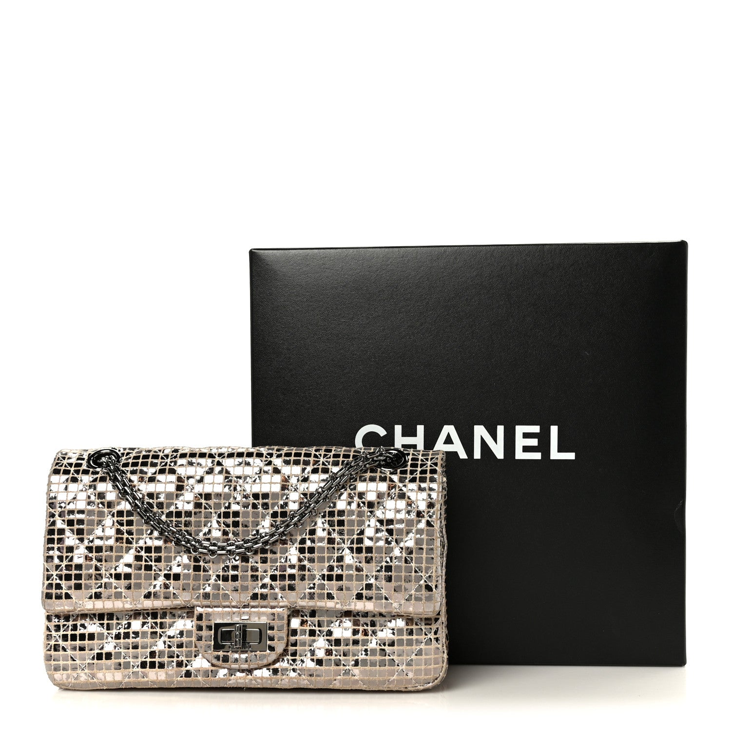 Chanel Mirror 2.55 Reissue 225 Flap Silver 11 of 11
