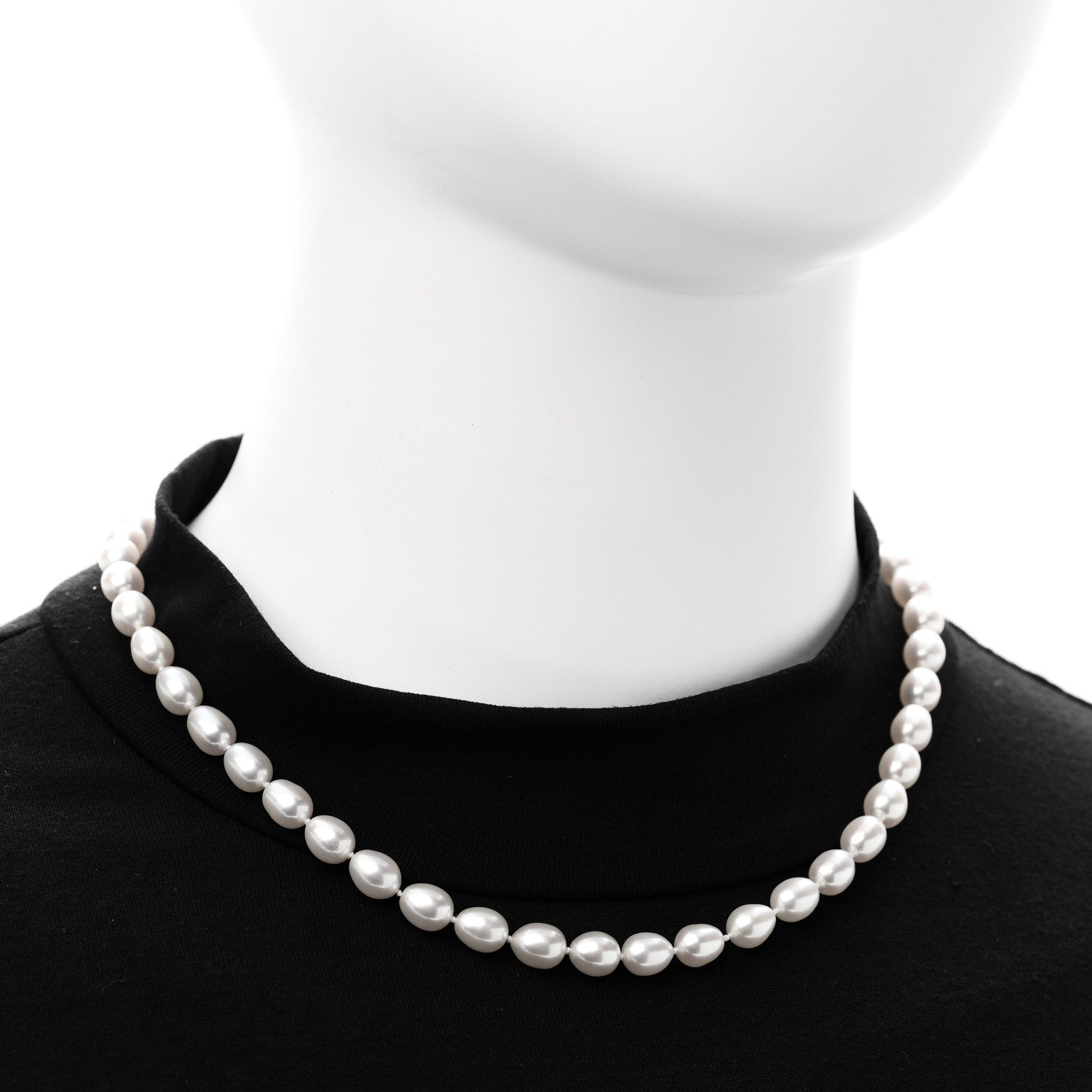 Tiffany Sterling Silver Freshwater Cultured Pearl 6.5-7mm Strand Necklace 2 of 5