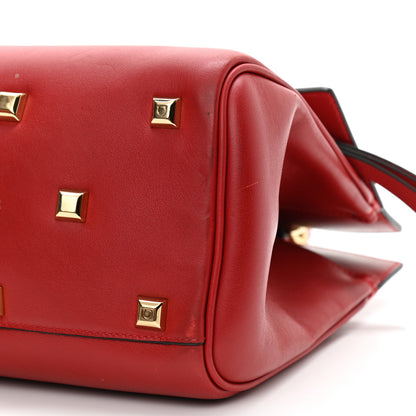 Salvatore Ferragamo Calfskin The Studio Bag Red 10 of 12