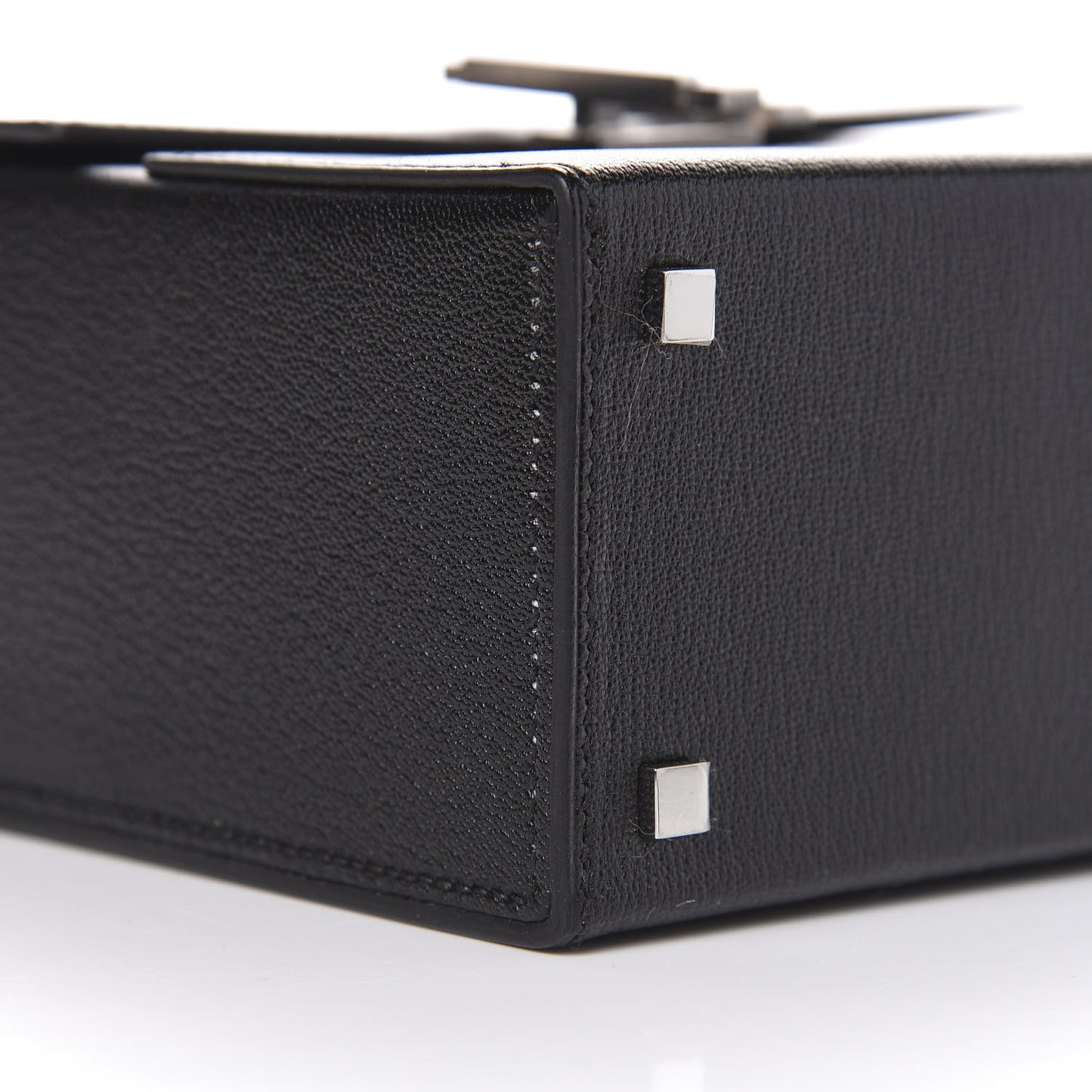 Chevre Mysore Cinhetic Boxy Top Handle Bag Black