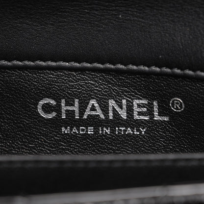 Chanel Patent Calfskin Chevron Quilted Extra Mini Flap Black 6 of 8