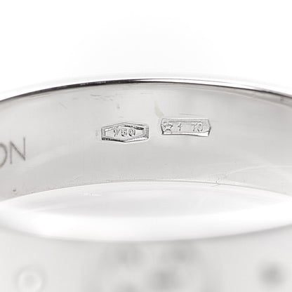 Gucci 18K White Gold 4mm Icon Thin Band Ring 49 4.75 5 of 6