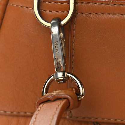 MCM Visetos Side Stud X-Mini Stark Backpack Cognac 8 of 8