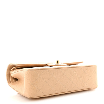 Chanel Caviar Quilted Small Double Flap Beige 4 of 11