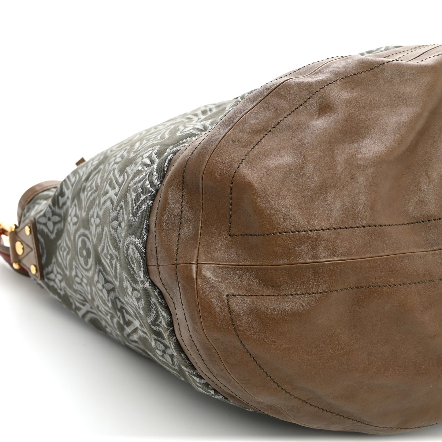 Jacquard Monogram Fabric Aviator Kaki