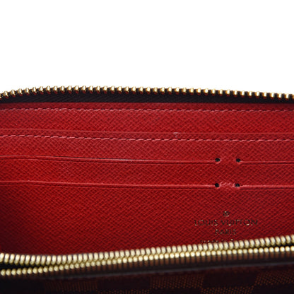 Louis Vuitton Damier Ebene Clemence Wallet Cherry 7 of 8