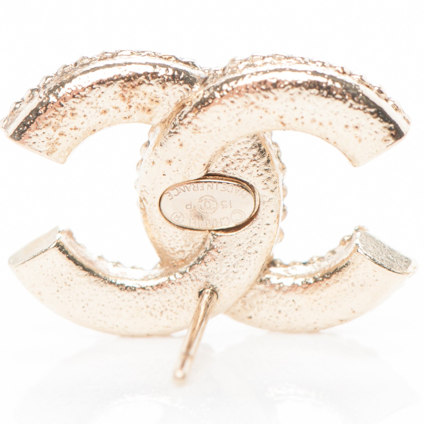Pearl CC Earrings Gold