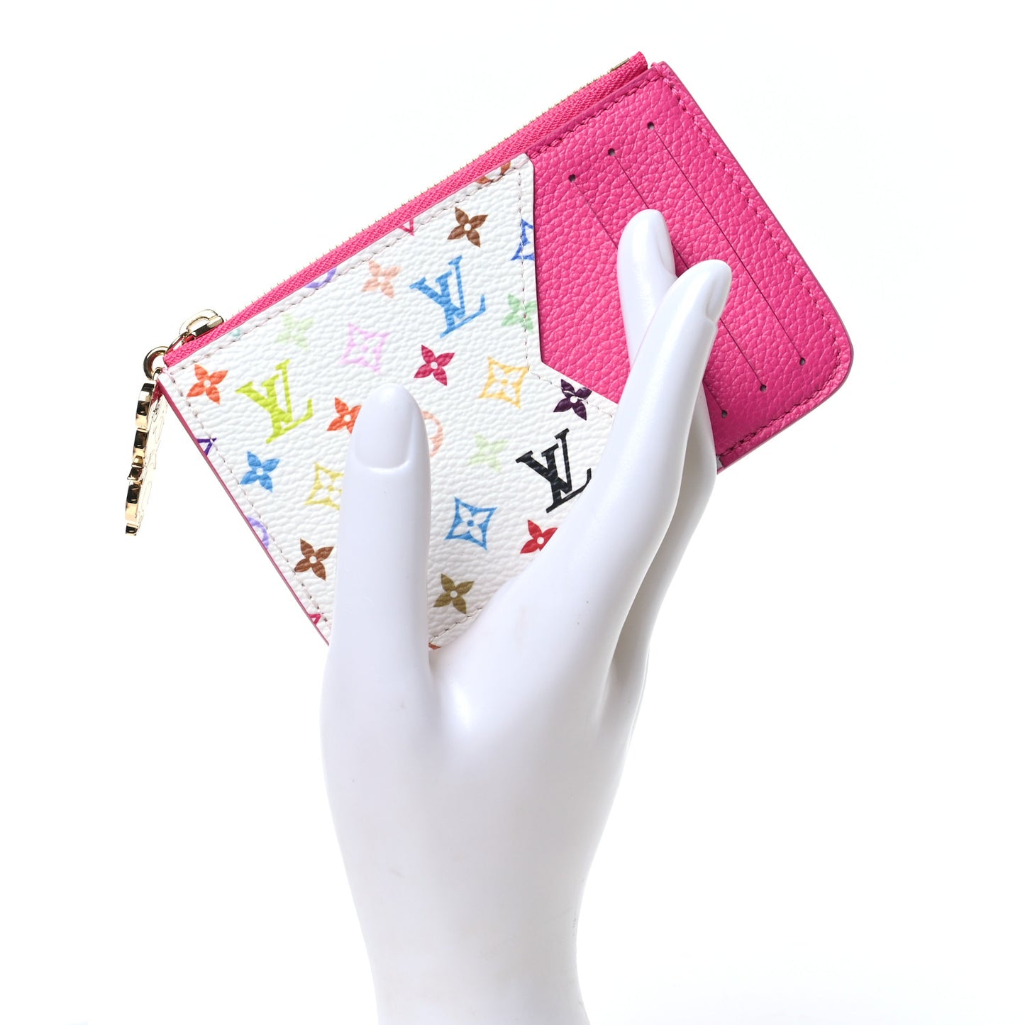 LV X TM Monogram Romy Card Holder Kawaii Pink