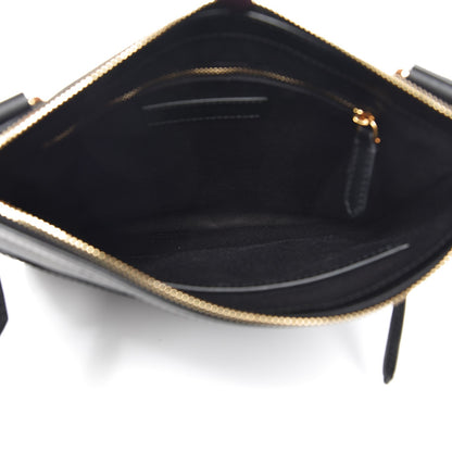 Burberry London Check Beckley Crossbody Messenger Bag Chocolate Black 5 of 7