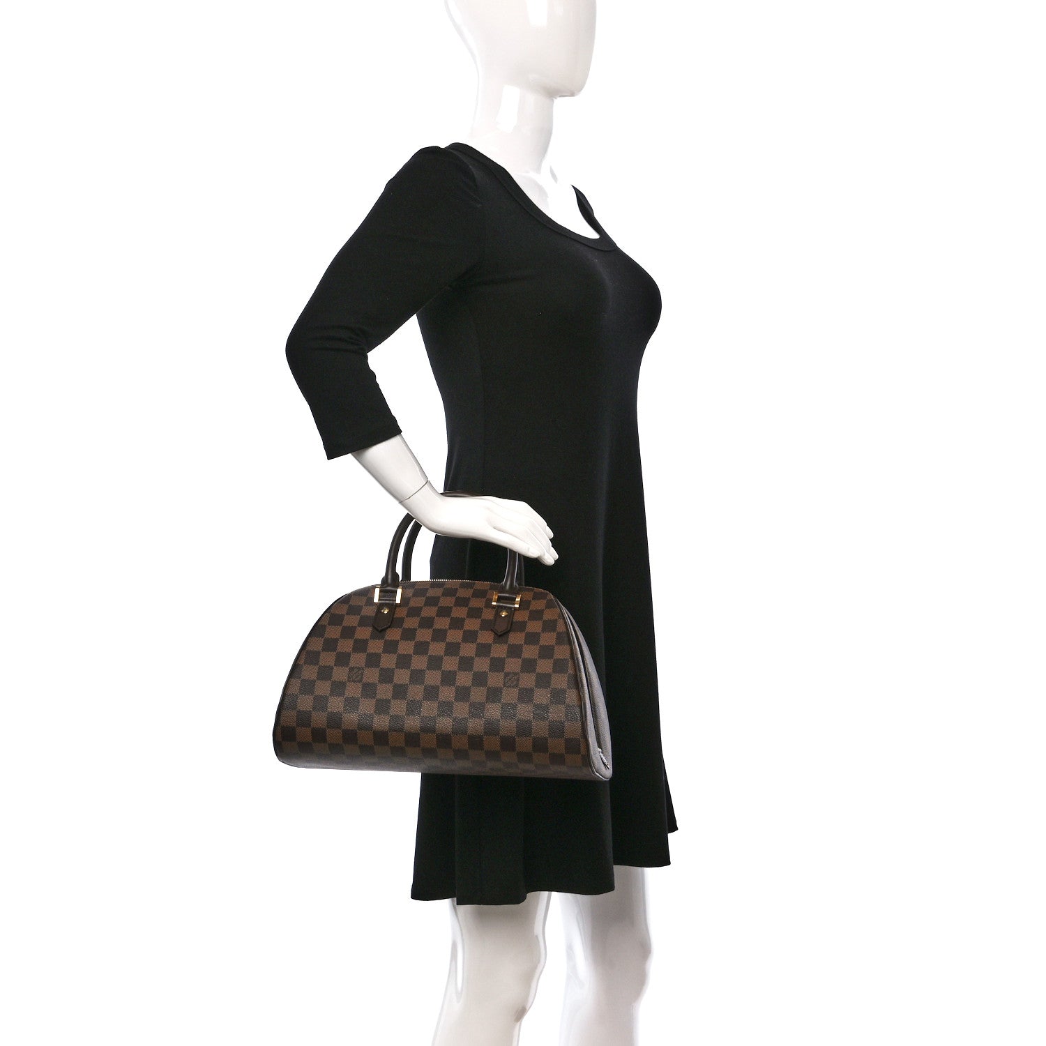 Louis Vuitton Damier Ebene Ribera MM 2 of 10
